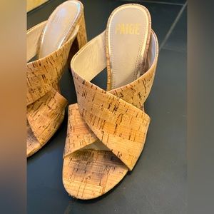 Paige Cork heeled sandals